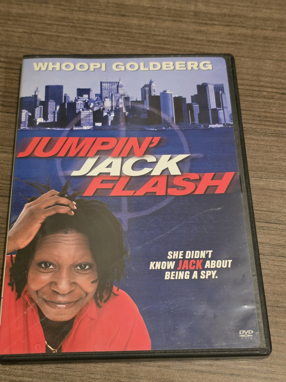 Whoopi Goldberg - Jumpin' Jack Flash (DVD) - Blue & Red Cover